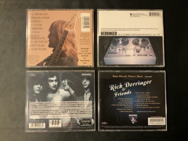 Rick Derringer 4 CD Lot RARE- Electra Blues, Live Paradise Theater, SWEET EVIL - Image 2