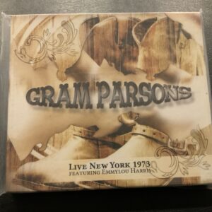 Gram Parsons Live New York 1973 (feat. Emmylou Harris) 2CD RARE HTF