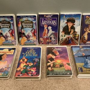 Lot Of 9 Disney VHS Movies: Black Label, Masterpiece Collection