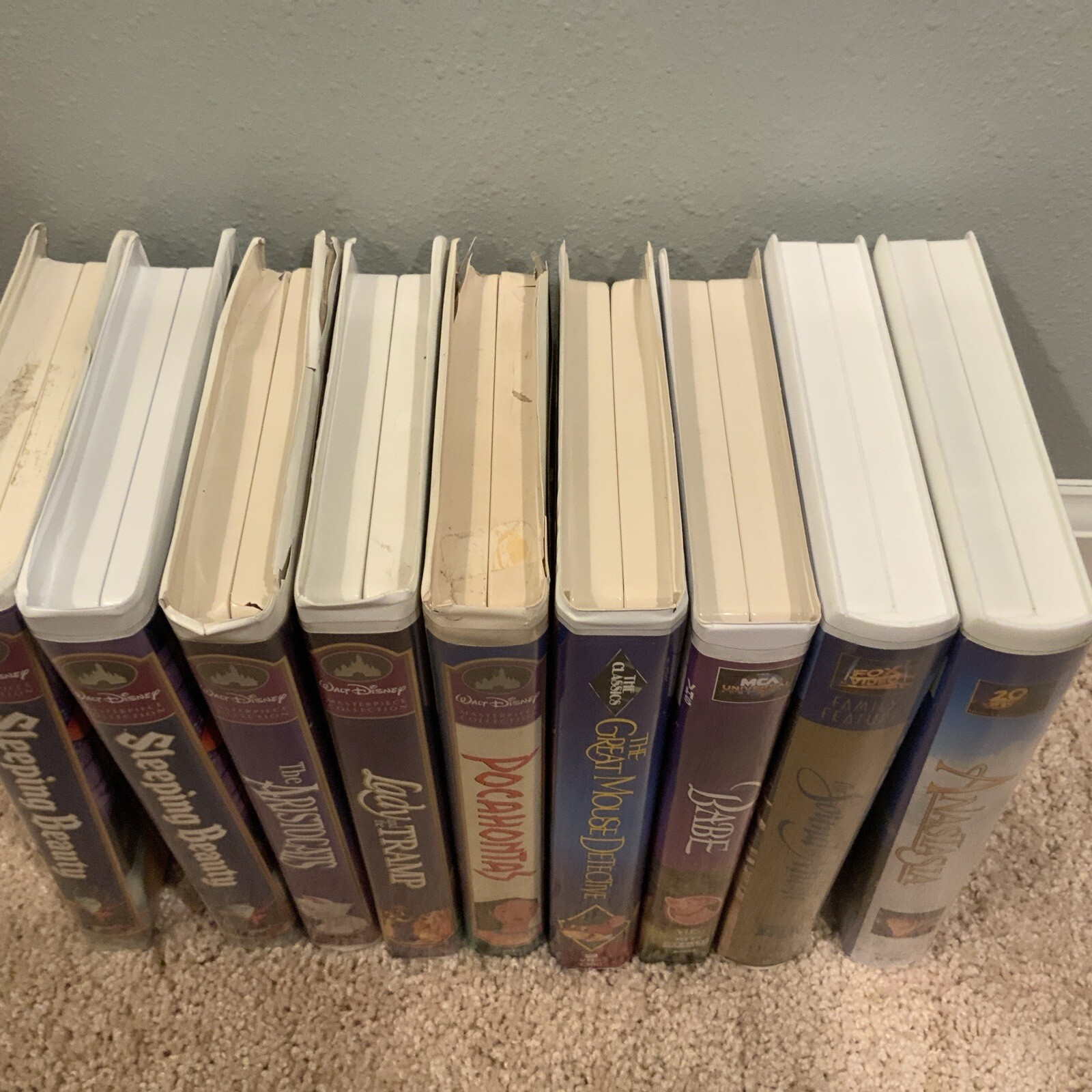 Lot Of 9 Disney VHS Movies: Black Label, Masterpiece Collection - Image 4
