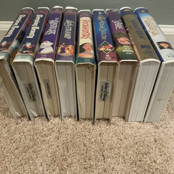 Lot Of 9 Disney VHS Movies: Black Label, Masterpiece Collection - Image 5