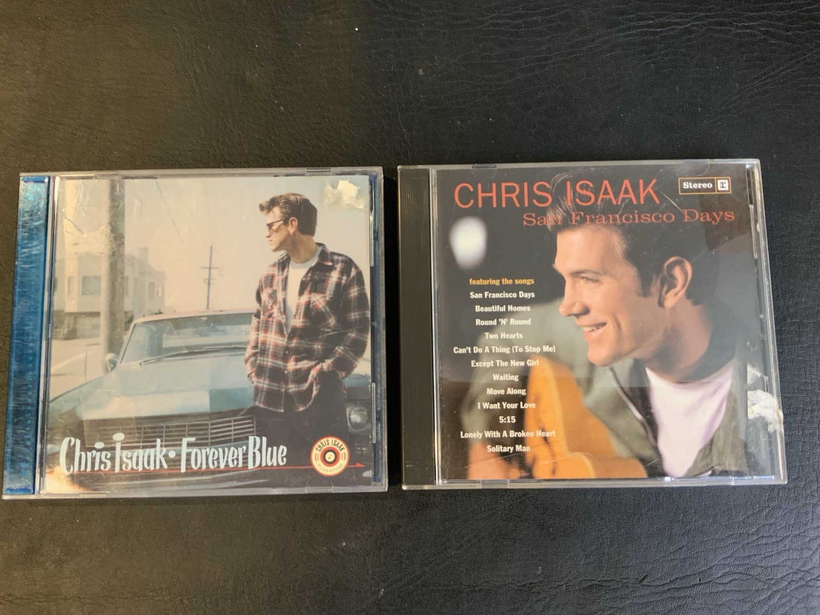 2 CD Lot Chris Isaak (Forever Blue & San Francisco Days) Must Listen Have Albums
