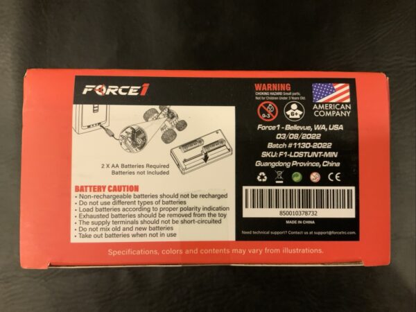 Force1 Tornado Mini LED Stunt Car Remote Control Rechargeable STEM Toy NEW - Image 3