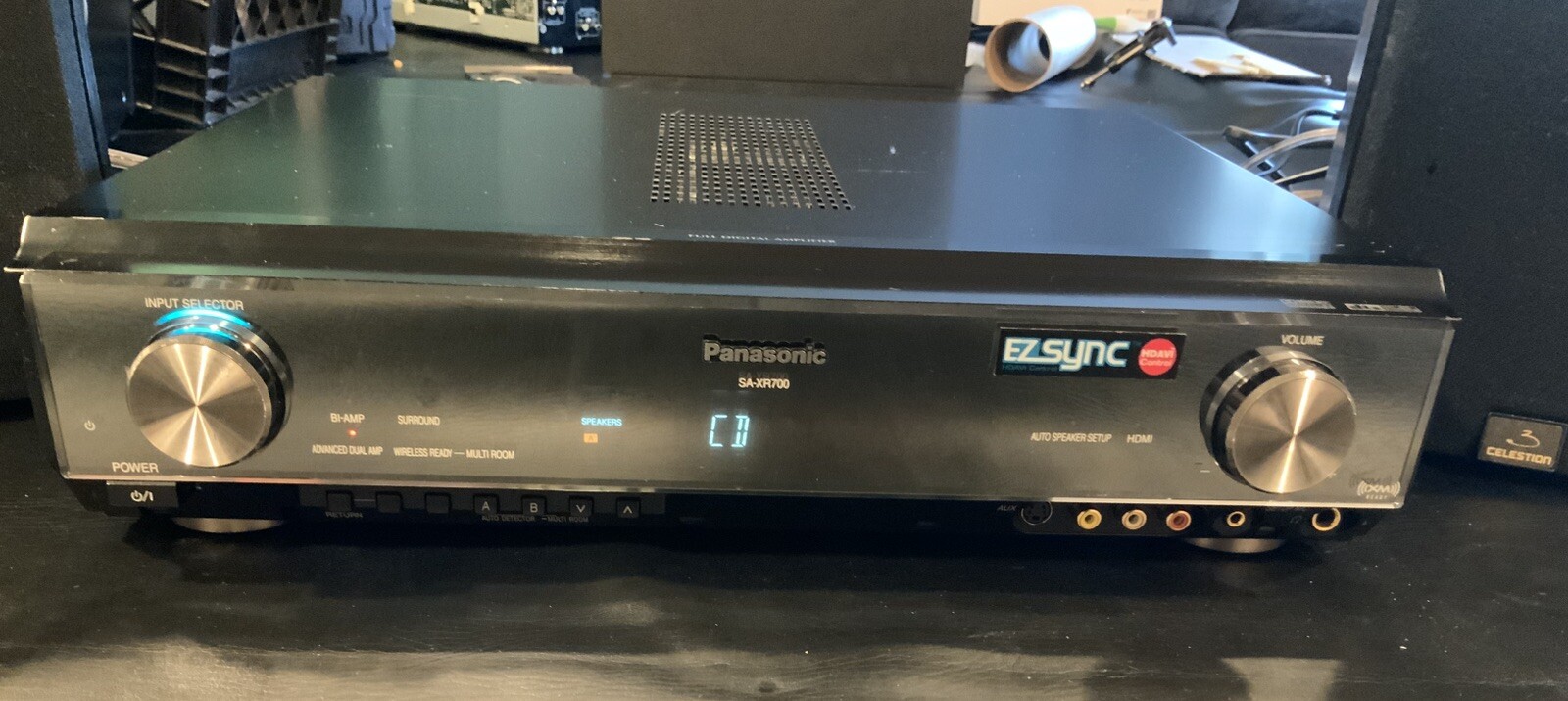 Panasonic SA-XR700 Digital Amplifier, 700 Watts, Audiophile Quality See VIDEO