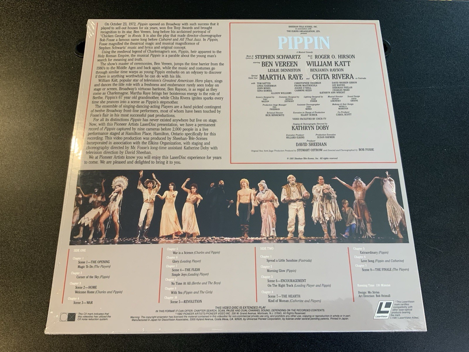 Pippin a Musical Comedy Laserdisc NEW Broadway Ben Vereen William Katt - Image 2