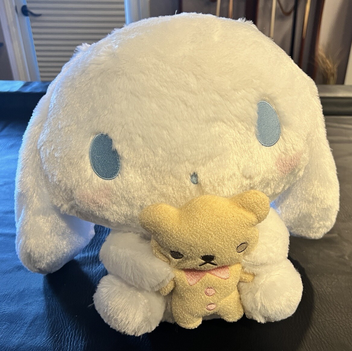 Sanrio Cinnamoroll Bear Hug Beige 32cm Fluffy Plush FuRyu US Seller