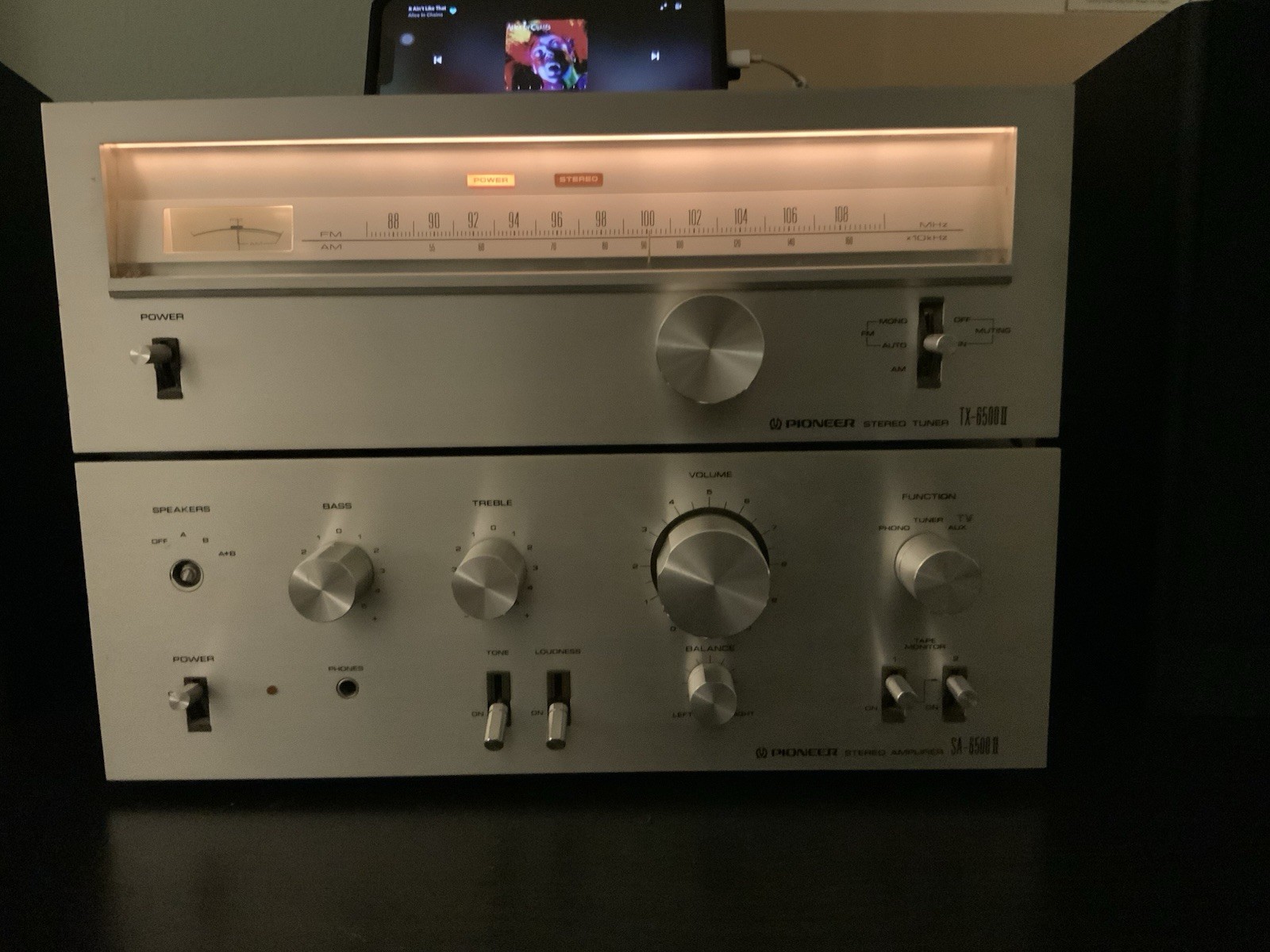 Pioneer SA-6500 ii Stereo Integrated Amplifier & TX-6500 ii AM/FM Tuner - READ