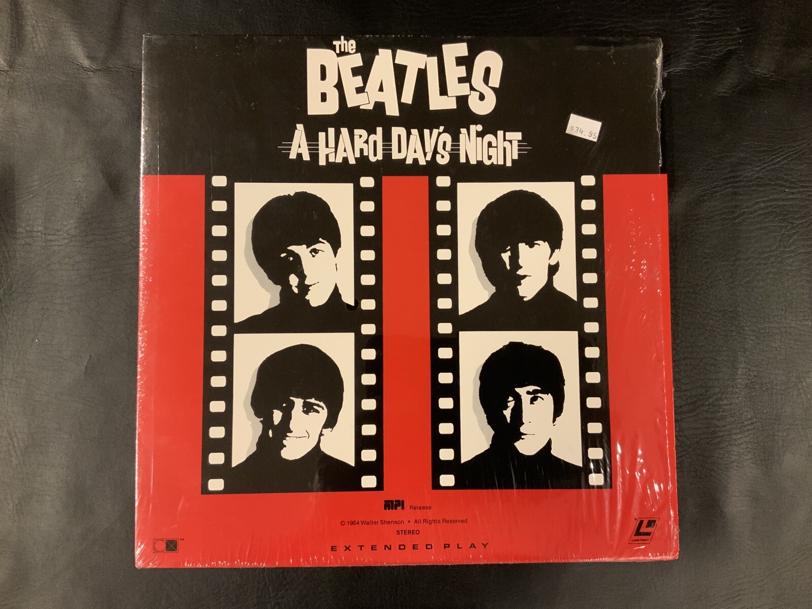 The Beatles A Hard Days Night Extended Play Laser Disc MPI Pioneer