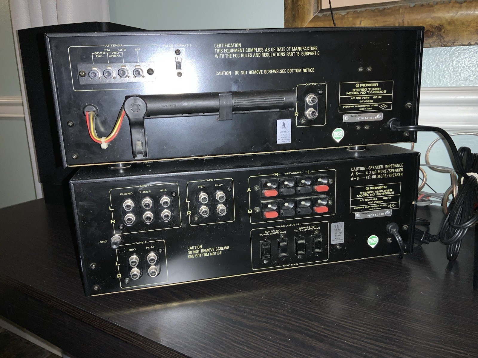 Pioneer SA-6500 ii Stereo Integrated Amplifier & TX-6500 ii AM/FM Tuner - READ - Image 10