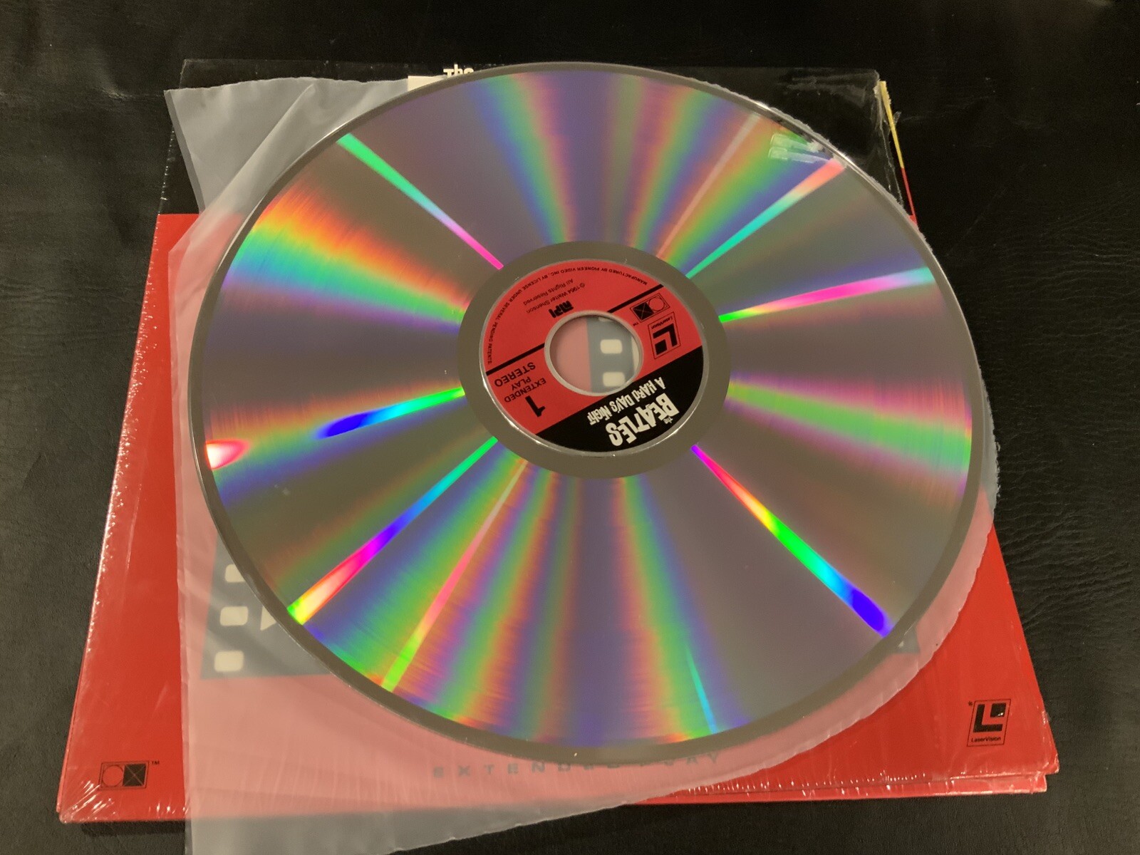The Beatles A Hard Days Night Extended Play Laser Disc MPI Pioneer - Image 4