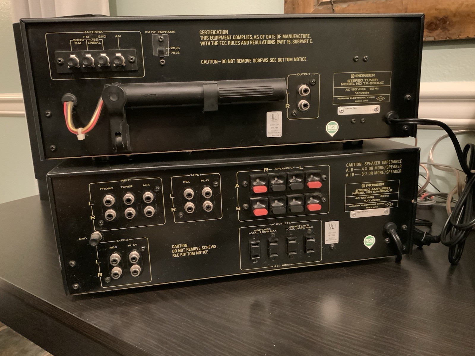 Pioneer SA-6500 ii Stereo Integrated Amplifier & TX-6500 ii AM/FM Tuner - READ - Image 11