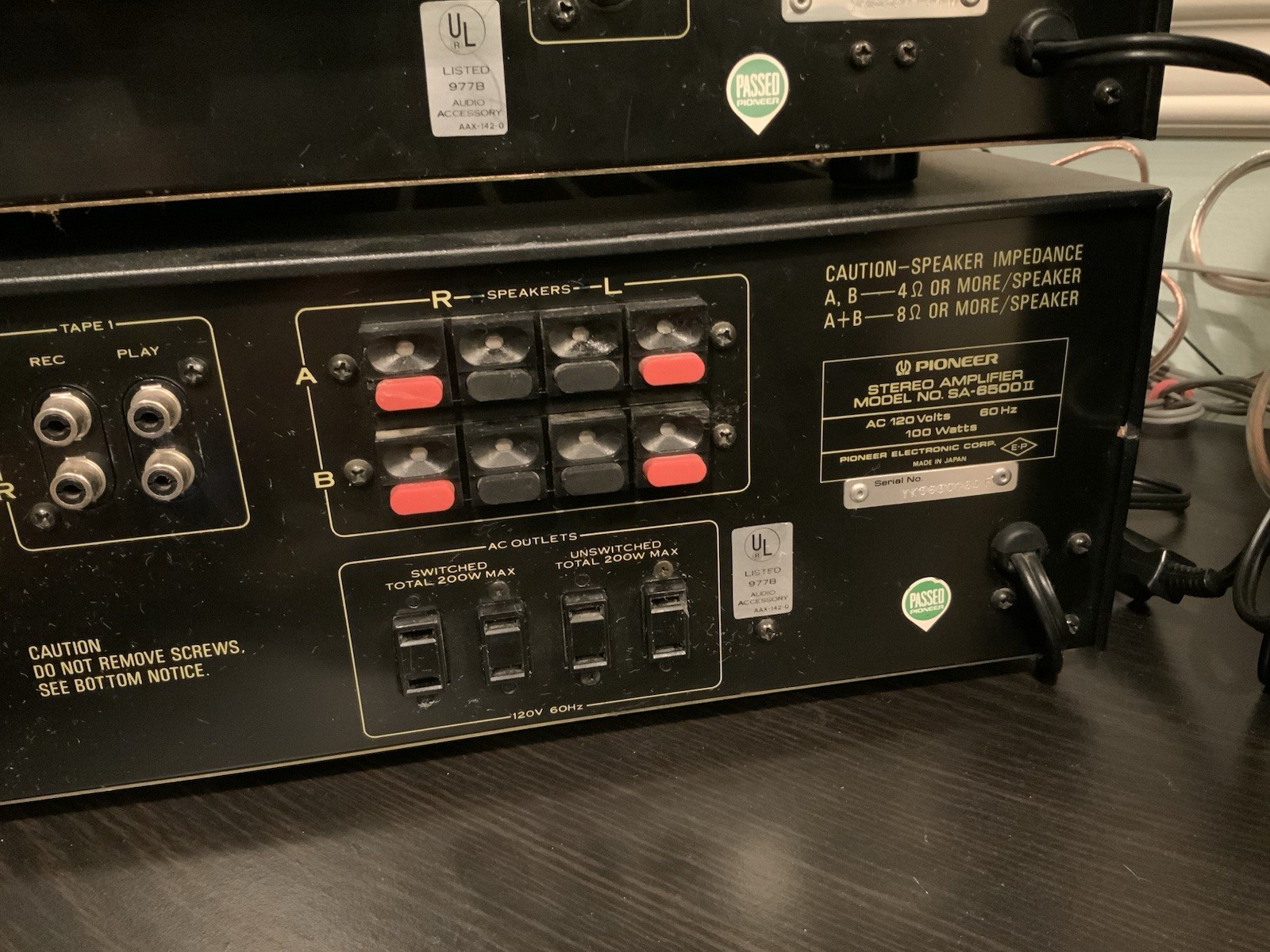 Pioneer SA-6500 ii Stereo Integrated Amplifier & TX-6500 ii AM/FM Tuner - READ - Image 13