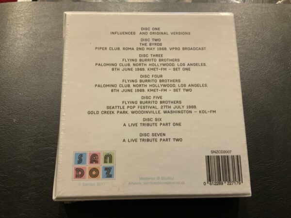 A Song For You Gram Parsons 7 CD Box Set Sandoz 2017 RARE HTF - Image 2