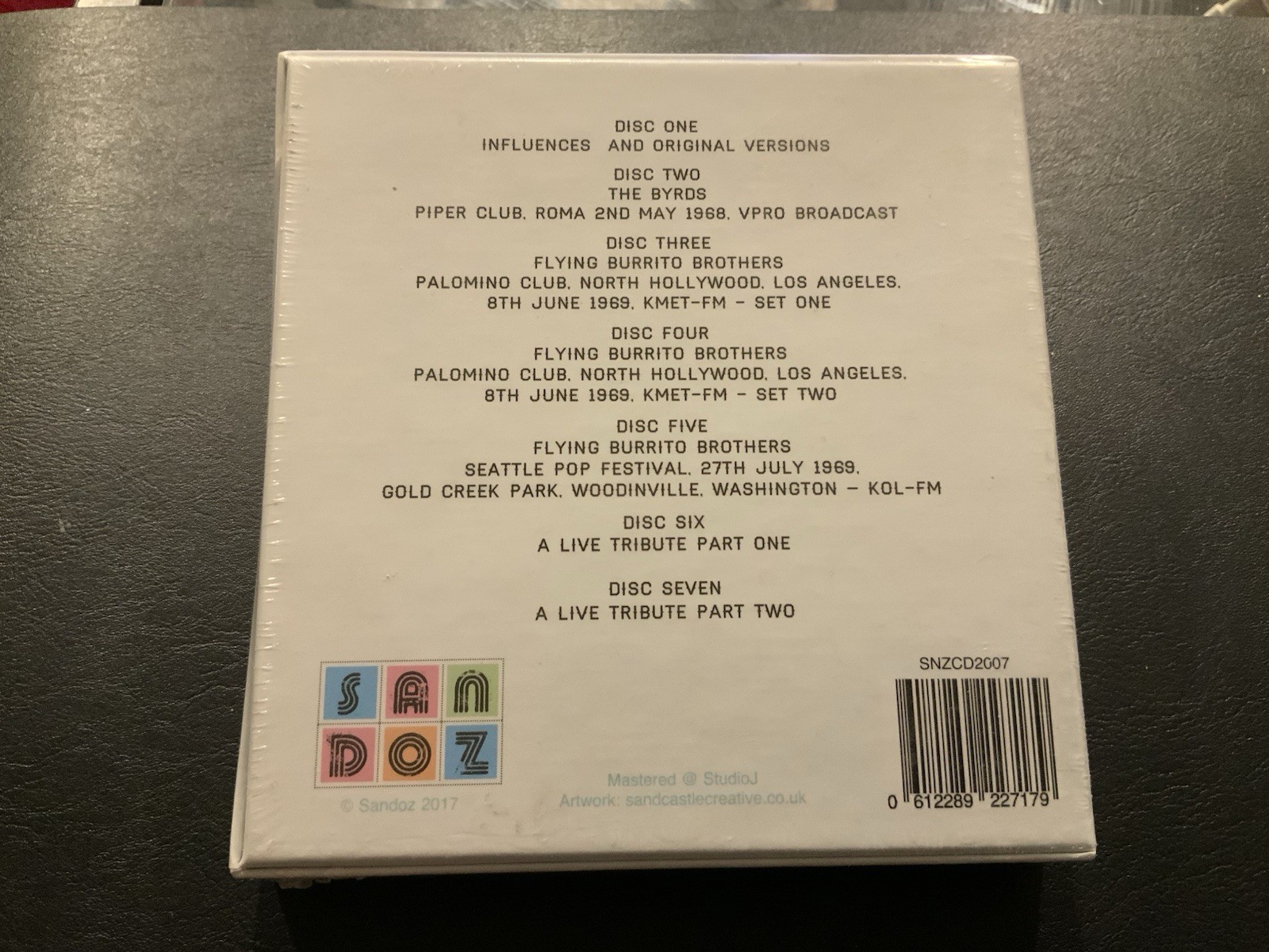 A Song For You Gram Parsons 7 CD Box Set Sandoz 2017 RARE HTF - Image 2