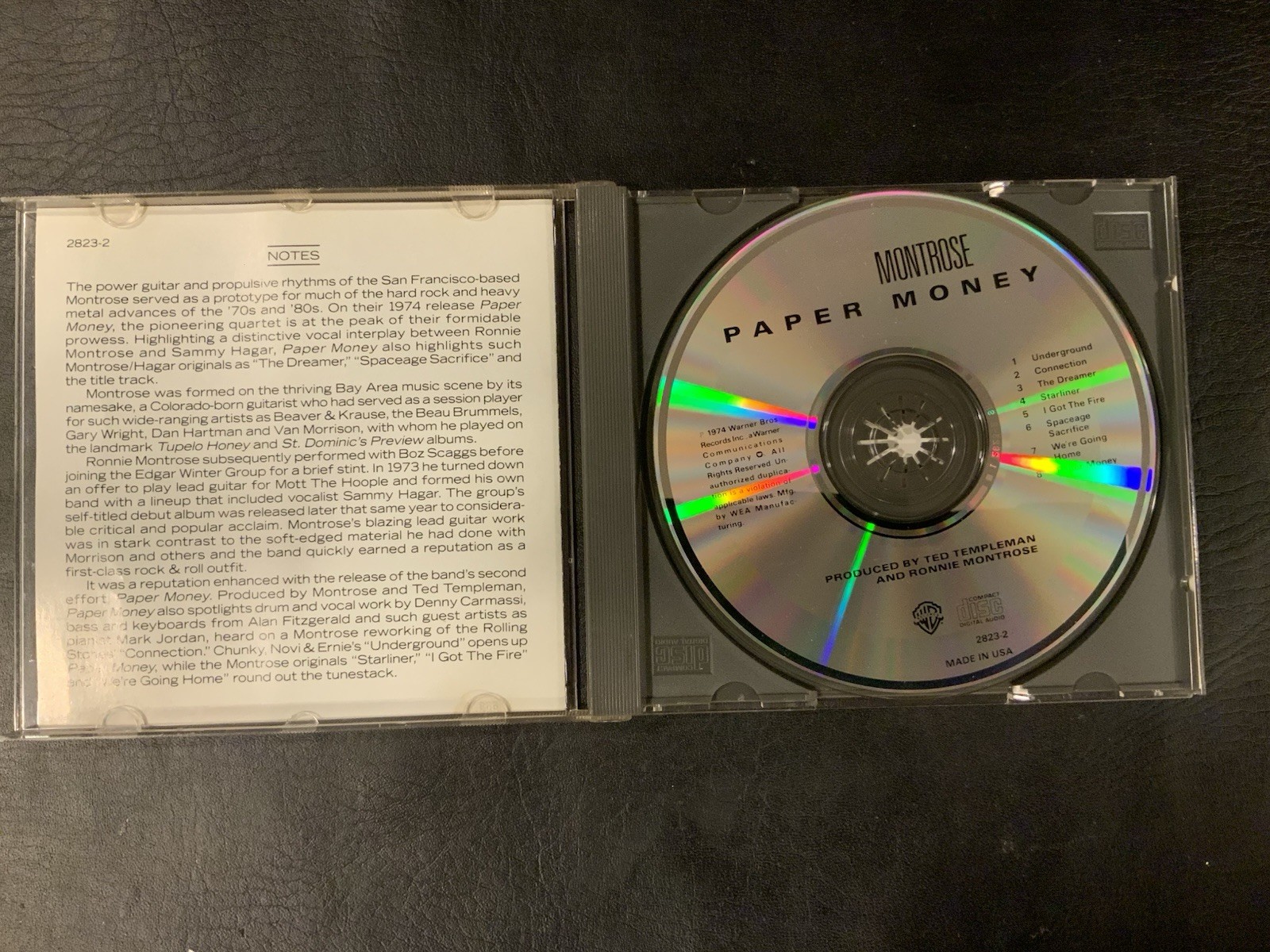 Montrose - Paper Money 1974 CD Sammy Hagar Ronnie Classic Hard Rock Heavy Metal - Image 3