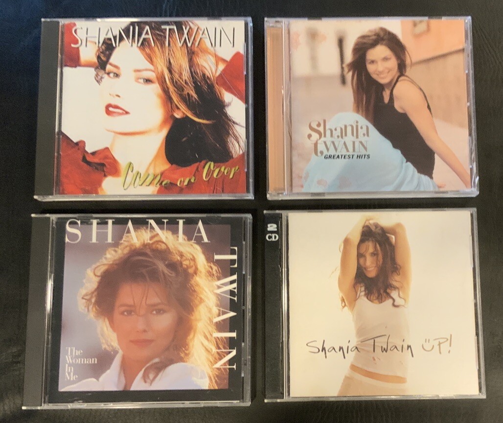 Shania Twain - 4 CDs - Greatest, Come On Over, Woman In Me and Up! Instant Set