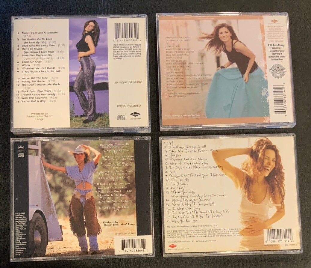 Shania Twain - 4 CDs - Greatest, Come On Over, Woman In Me and Up! Instant Set - Image 2