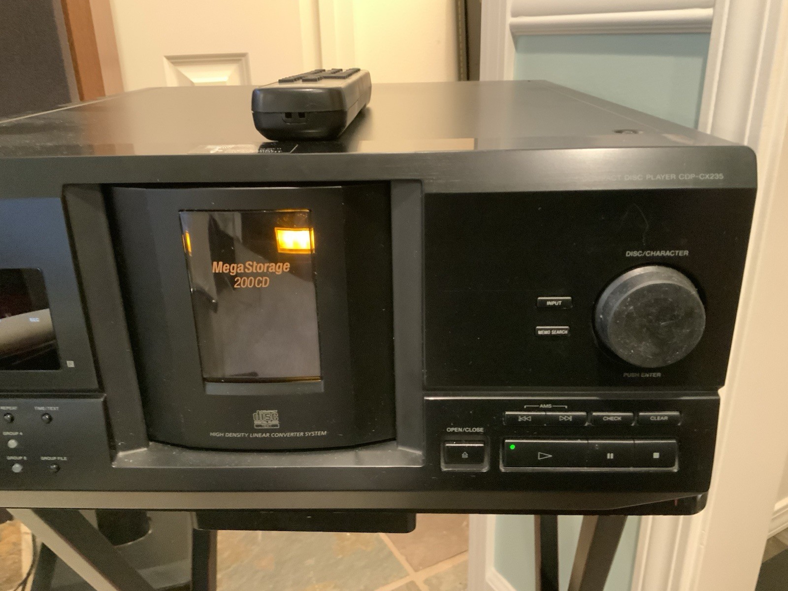 Sony CDP-CX235 MegaStorage 200CD Carousel Changer Player w Remote TESTED ✅ - Image 3