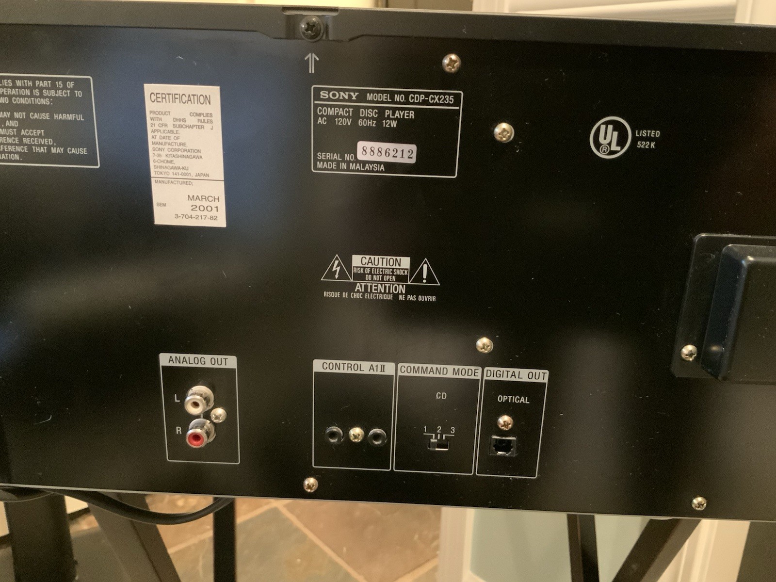 Sony CDP-CX235 MegaStorage 200CD Carousel Changer Player w Remote TESTED ✅ - Image 11