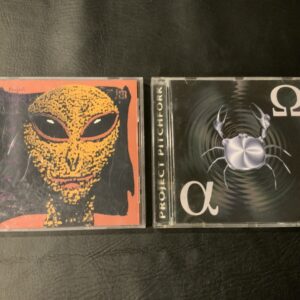 PROJECT PITCHFORK - 2 CD Lot Dhyani - 1991 & Alpha Omega - 1995 RARE