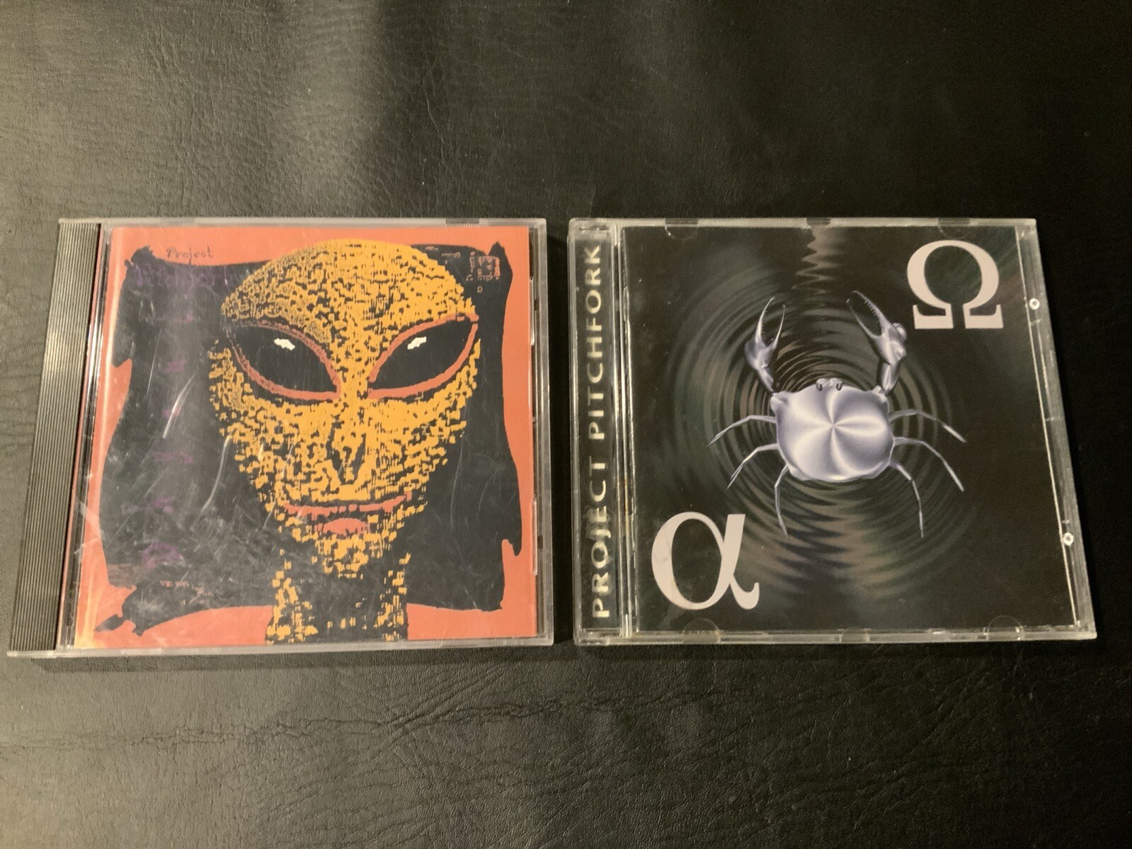 PROJECT PITCHFORK - 2 CD Lot Dhyani - 1991 & Alpha Omega - 1995 RARE