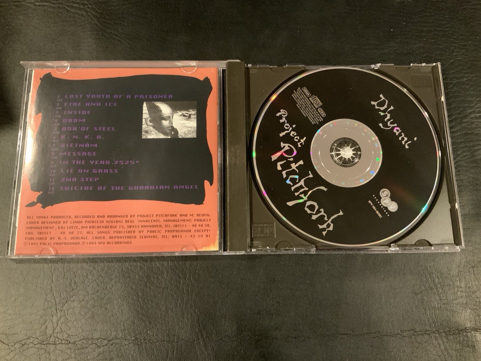PROJECT PITCHFORK - 2 CD Lot Dhyani - 1991 & Alpha Omega - 1995 RARE - Image 5