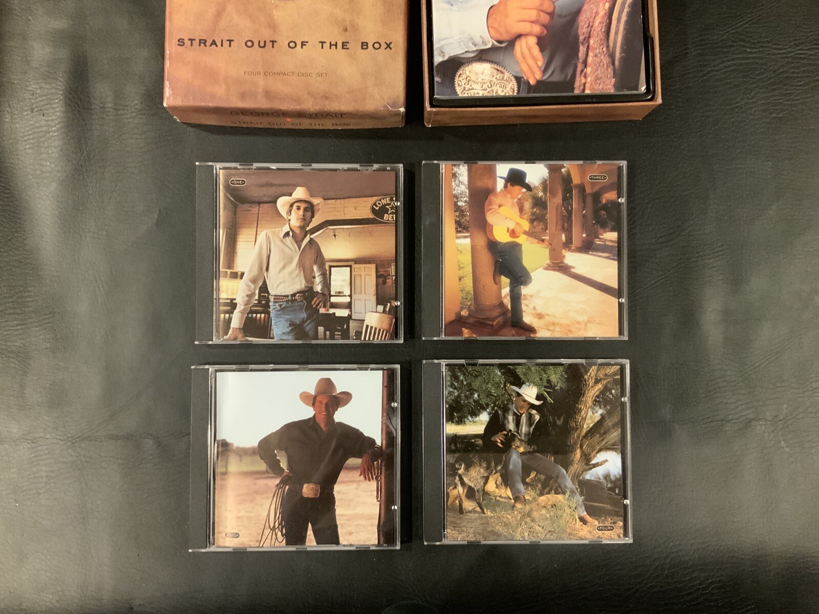 George Strait: Strait Out of the Box 4 CD Disc Box Set & Booklet MCA 1995 - Image 4