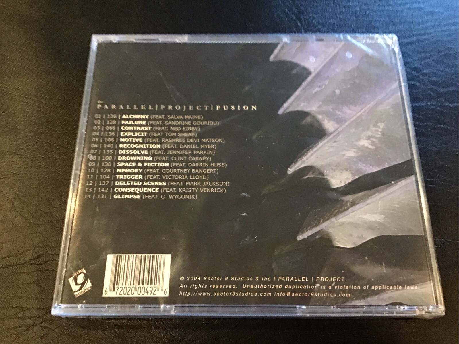 THE PARALLEL PROJECT - Fusion - CD - Brand New In Shrink RARE Title - Image 2
