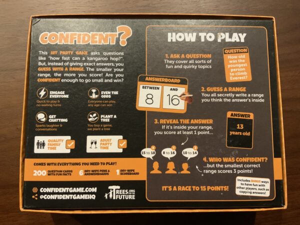 CONFIDENT? Board Game | Great Group Party Game for Family Game Night | Trivia - Image 2