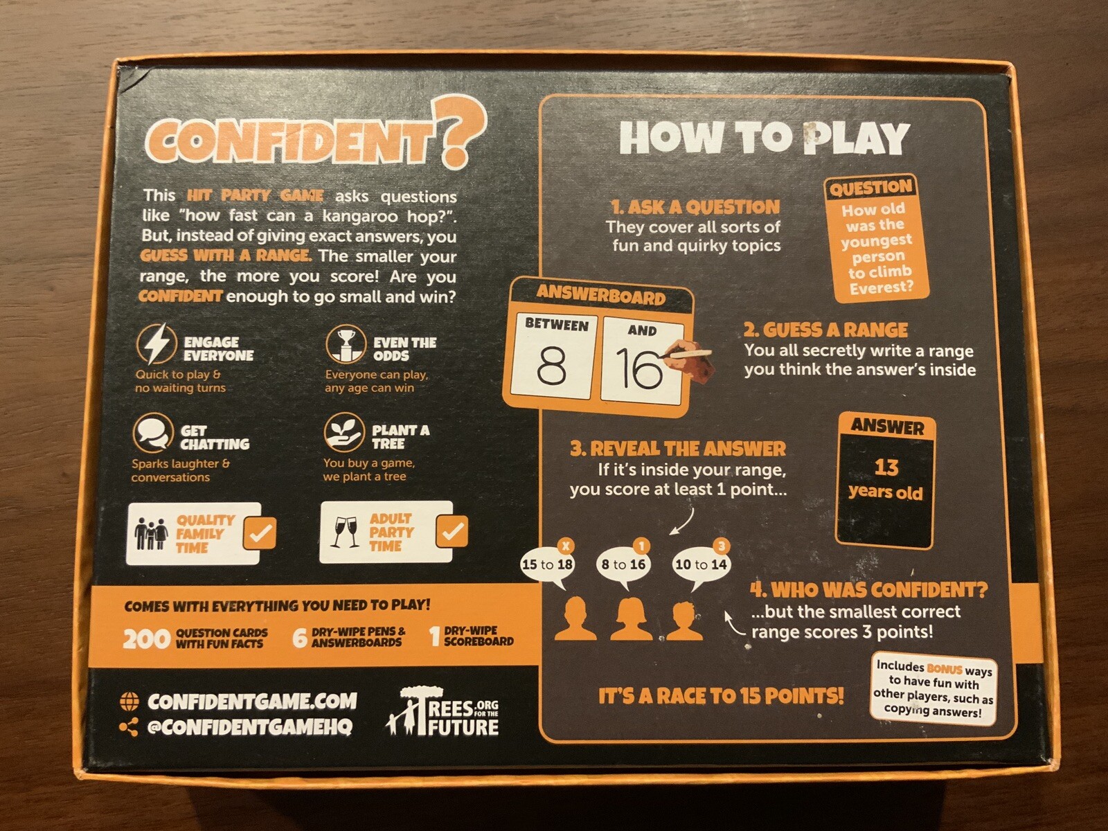 CONFIDENT? Board Game | Great Group Party Game for Family Game Night | Trivia - Image 2