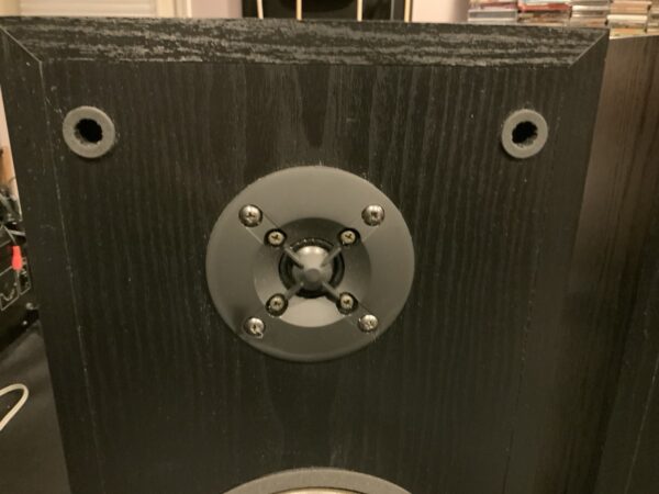 Altec Lansing Model 85 High Fidelity Bookshelf Speaker 8 Ohm Pair Black Tested - Image 3