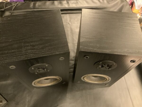 Altec Lansing Model 85 High Fidelity Bookshelf Speaker 8 Ohm Pair Black Tested - Image 6