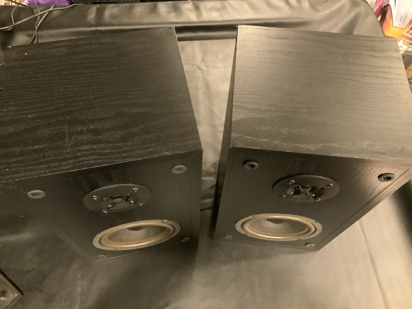 Altec Lansing Model 85 High Fidelity Bookshelf Speaker 8 Ohm Pair Black Tested - Image 6