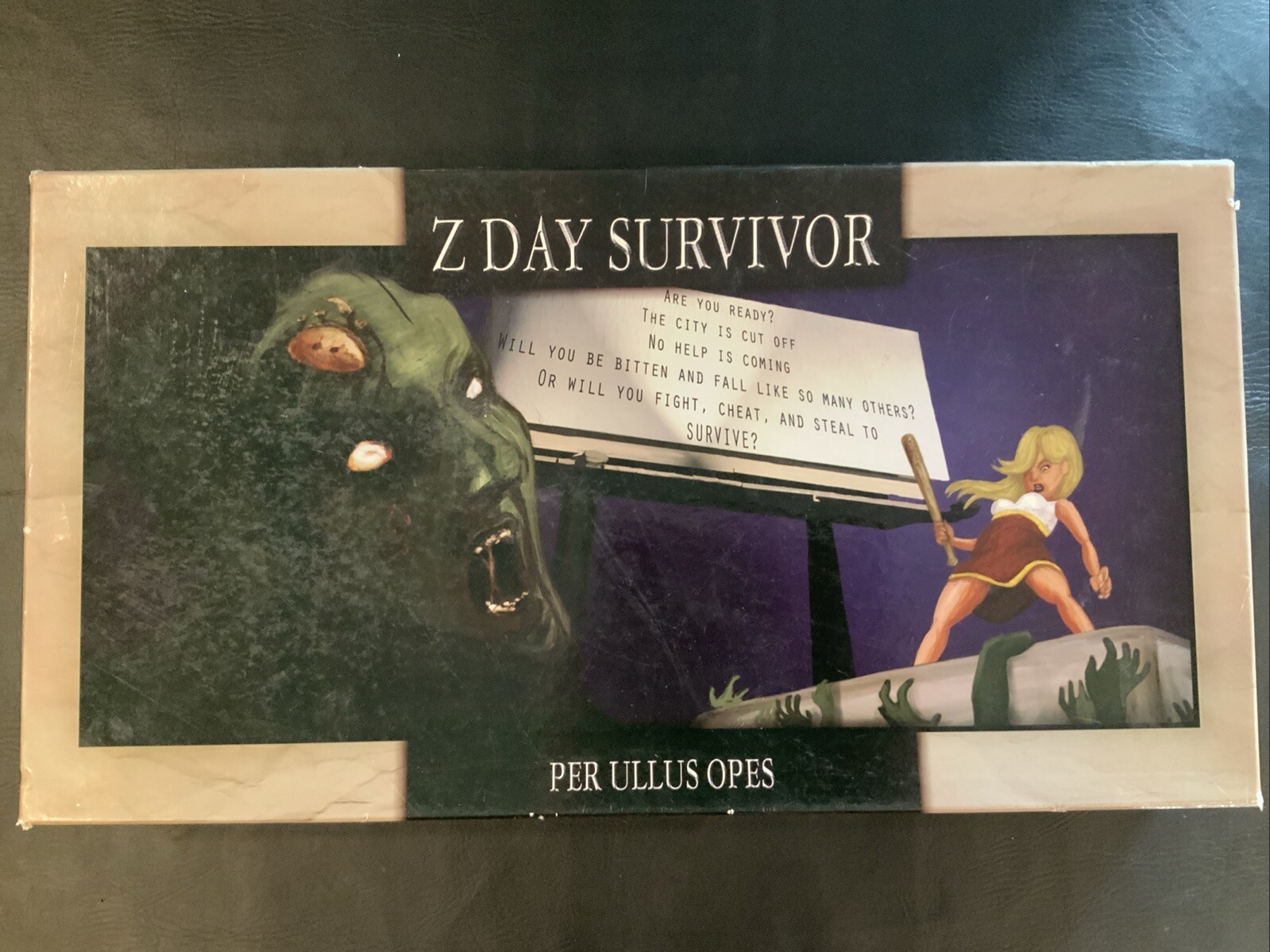 Z Day Survivor Per Ullus Opes Zombie Board Game 2010 Jackal Games 12+ NIB