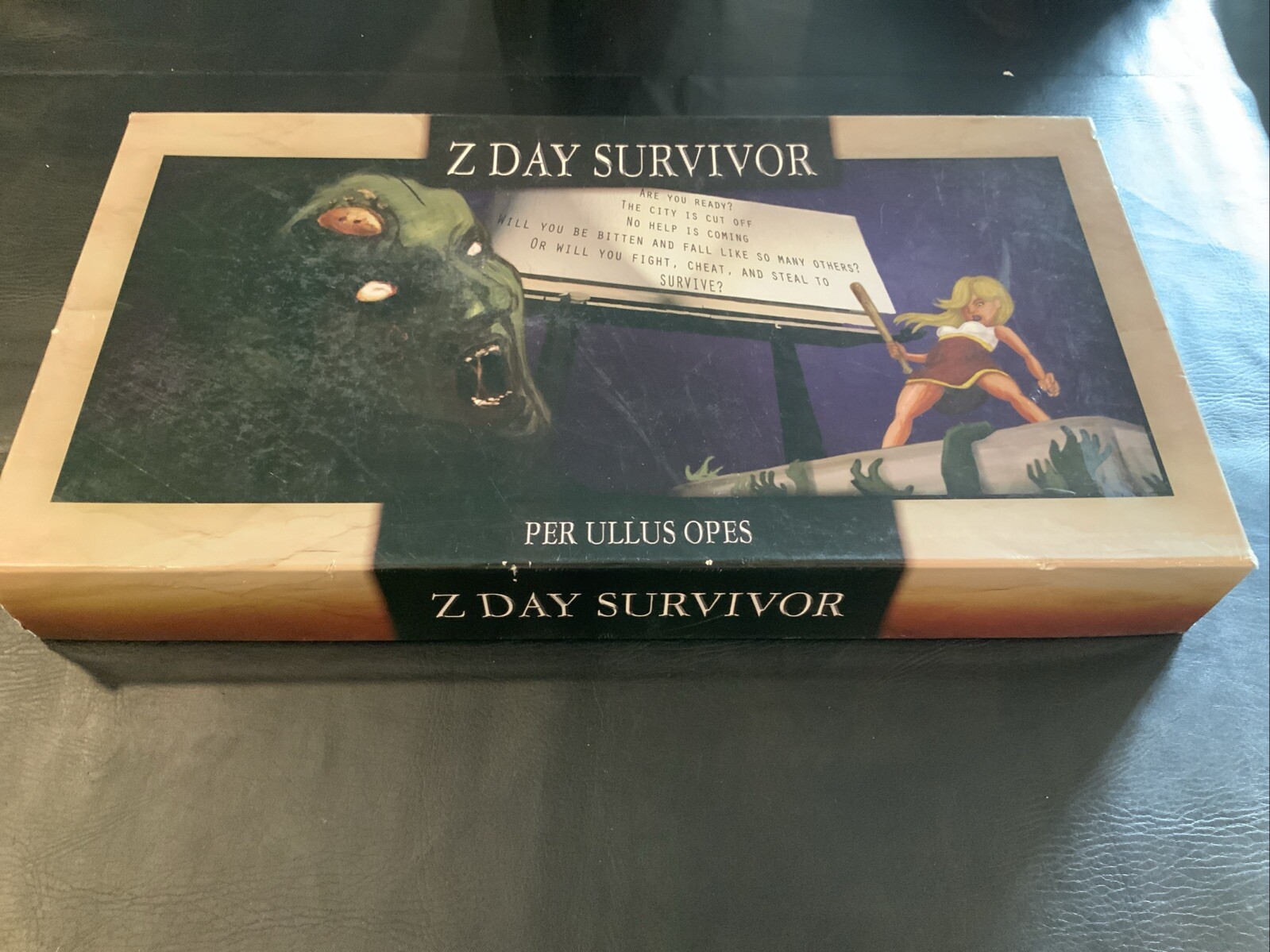 Z Day Survivor Per Ullus Opes Zombie Board Game 2010 Jackal Games 12+ NIB - Image 3