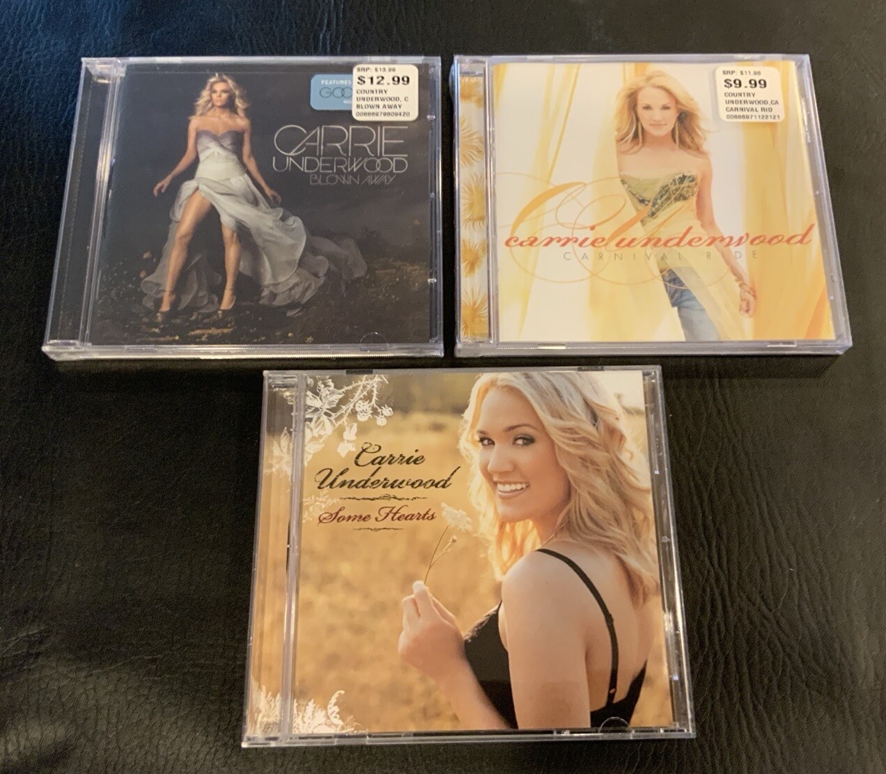 Carrie Underwood 3 CD LOT | Blown Away (NEW), Carnival Ride (NEW) & Some Hearts