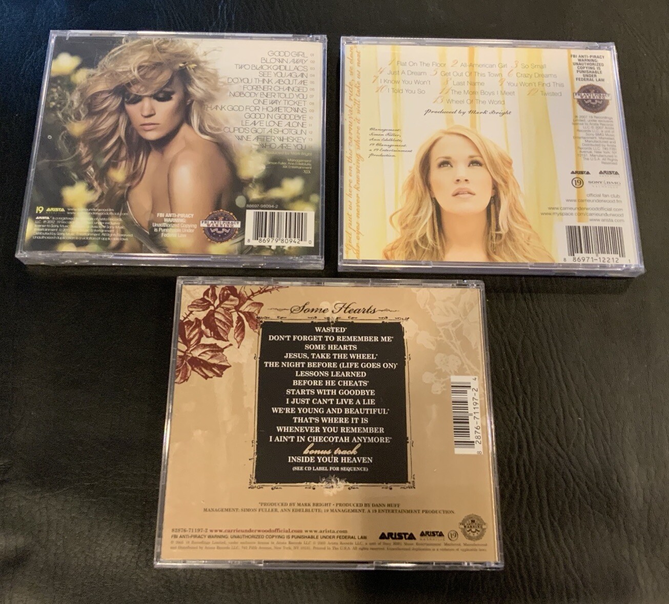 Carrie Underwood 3 CD LOT | Blown Away (NEW), Carnival Ride (NEW) & Some Hearts - Image 2