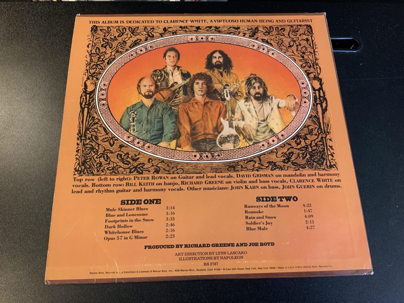 Muleskinner: A Potpourri Of Bluegrass Jam Vinyl LP Warner Bros. Records BS 2787 - Image 2