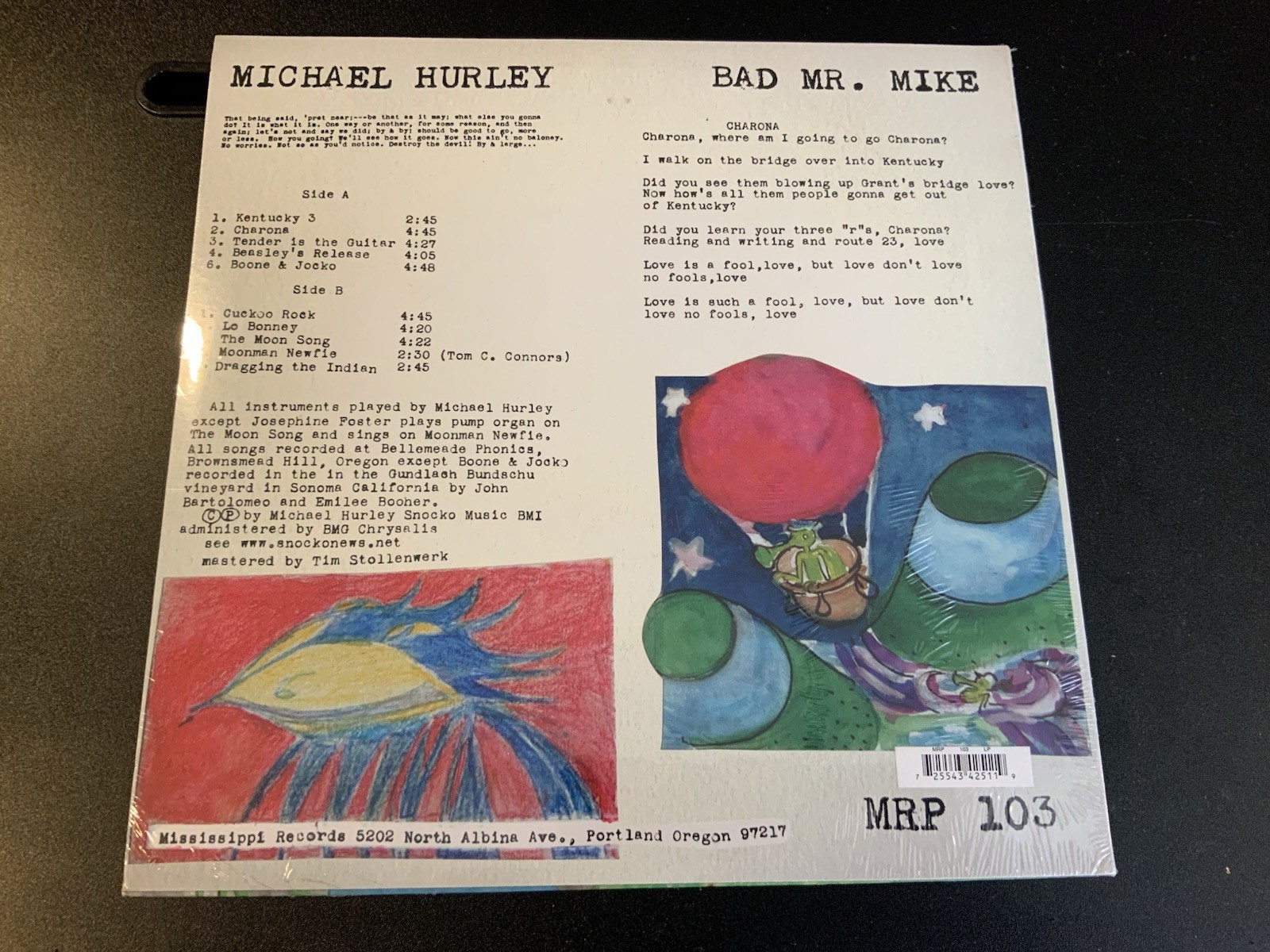 Michael Hurley Bad Mr Mike Vinyl LP Record 2016 Indie Country Folk Album OOP NEW - Image 2