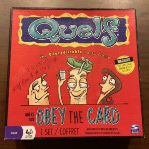 Quelf Board Game~The Unpredictable Party Game~Obey the Card~Complete~EUC