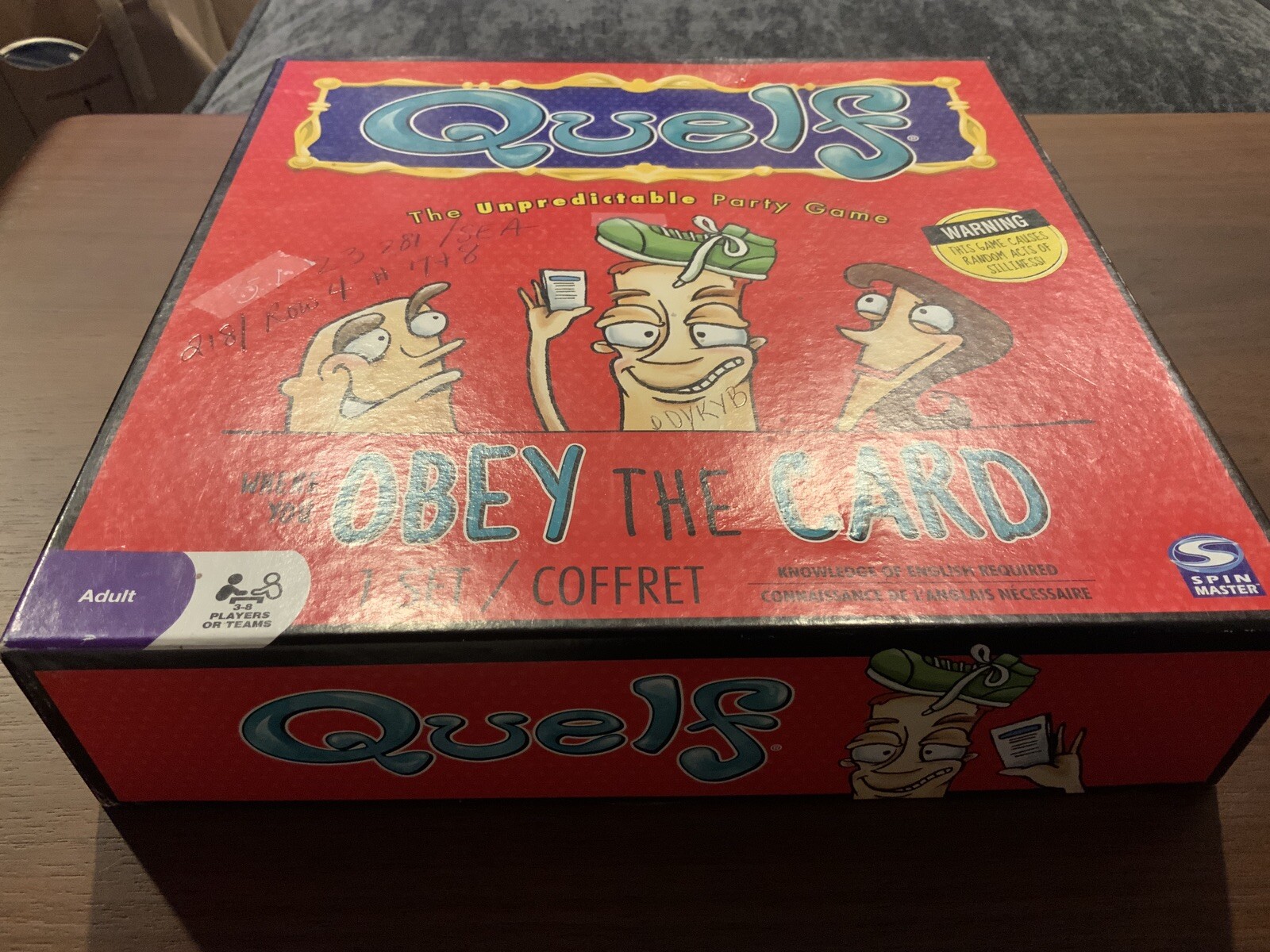 Quelf Board Game~The Unpredictable Party Game~Obey the Card~Complete~EUC - Image 3