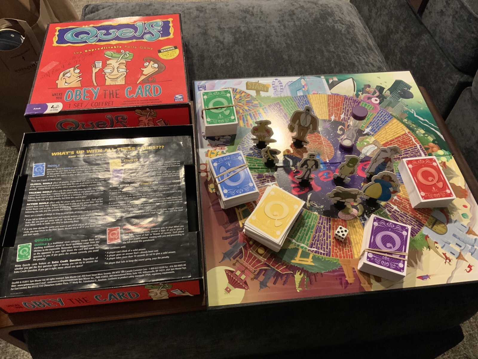 Quelf Board Game~The Unpredictable Party Game~Obey the Card~Complete~EUC - Image 5