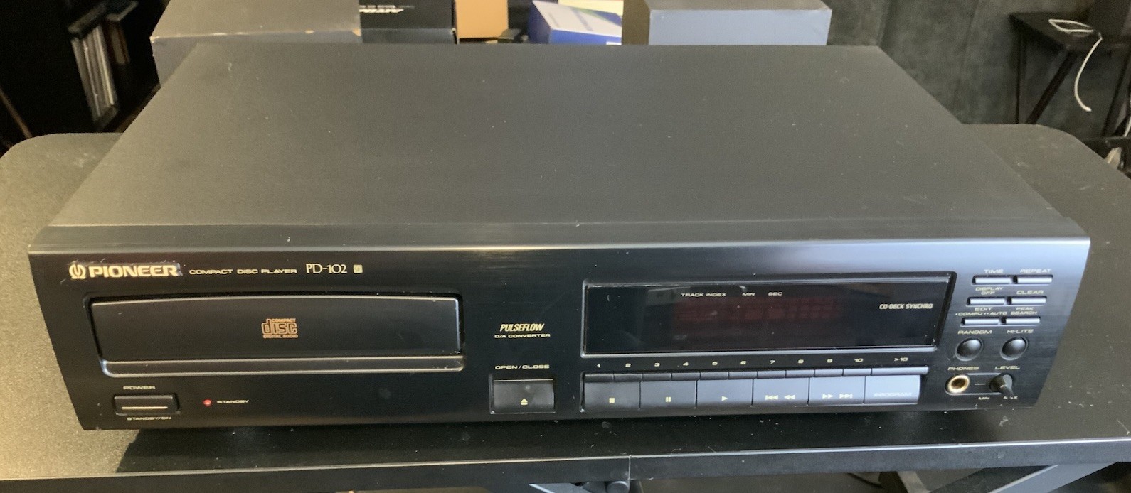Pioneer PD-102 Vintage HiFi Stereo CD Player Compact Disc Tested See Video