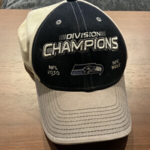 Seattle Seahawks NFL 2010 DIVISION CHAMPIONS NFC WEST Hat Embroidered Blue Reebo