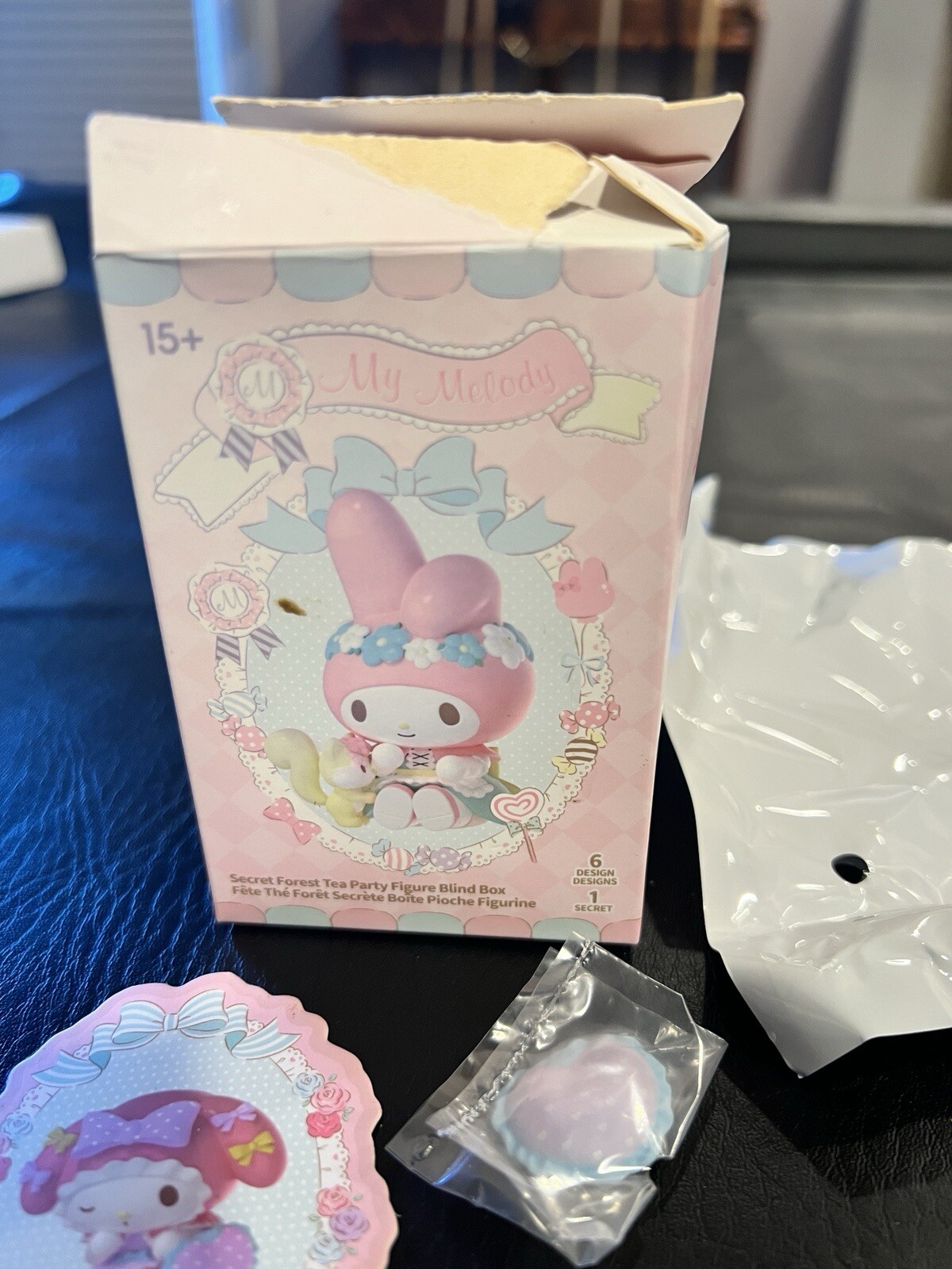 Sanrio Miniso My Melody Blind Box - Secret Forest Tea Party Figure Take a Nap - Image 7
