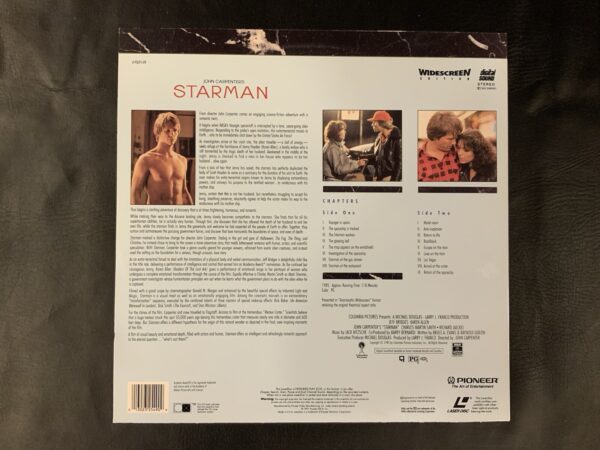 Starman Special Widescreen Edition Laserdisc 1985 Limited Availability USA RARE - Image 2