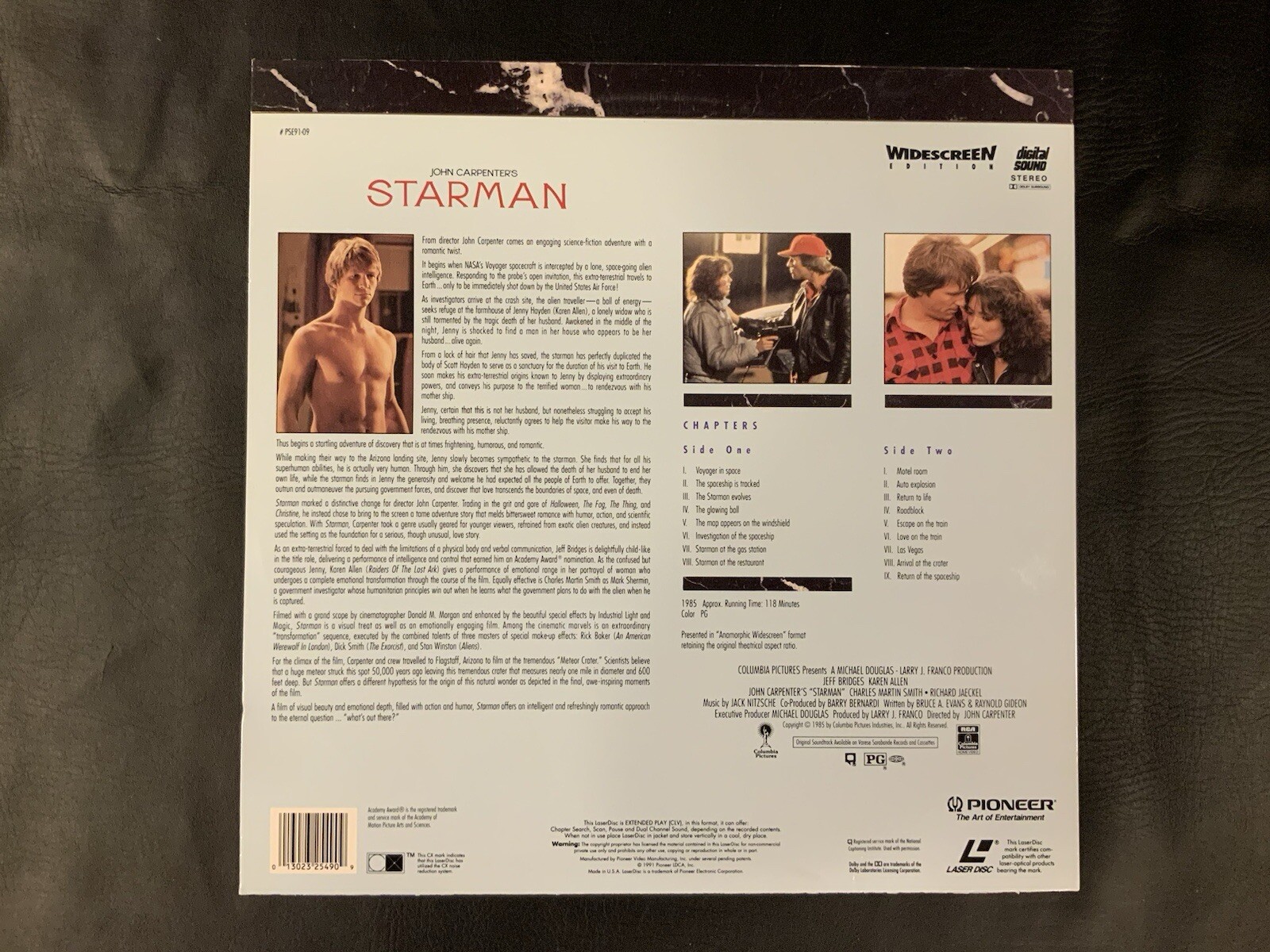 Starman Special Widescreen Edition Laserdisc 1985 Limited Availability USA RARE - Image 2