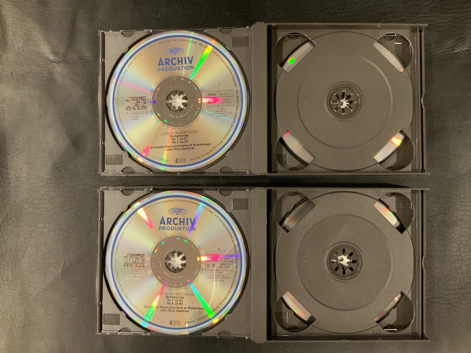 Beethoven Symphonies No. 1-9 John Eliot Gardiner, 6 CDs (No Booklet) Archiv - Image 2
