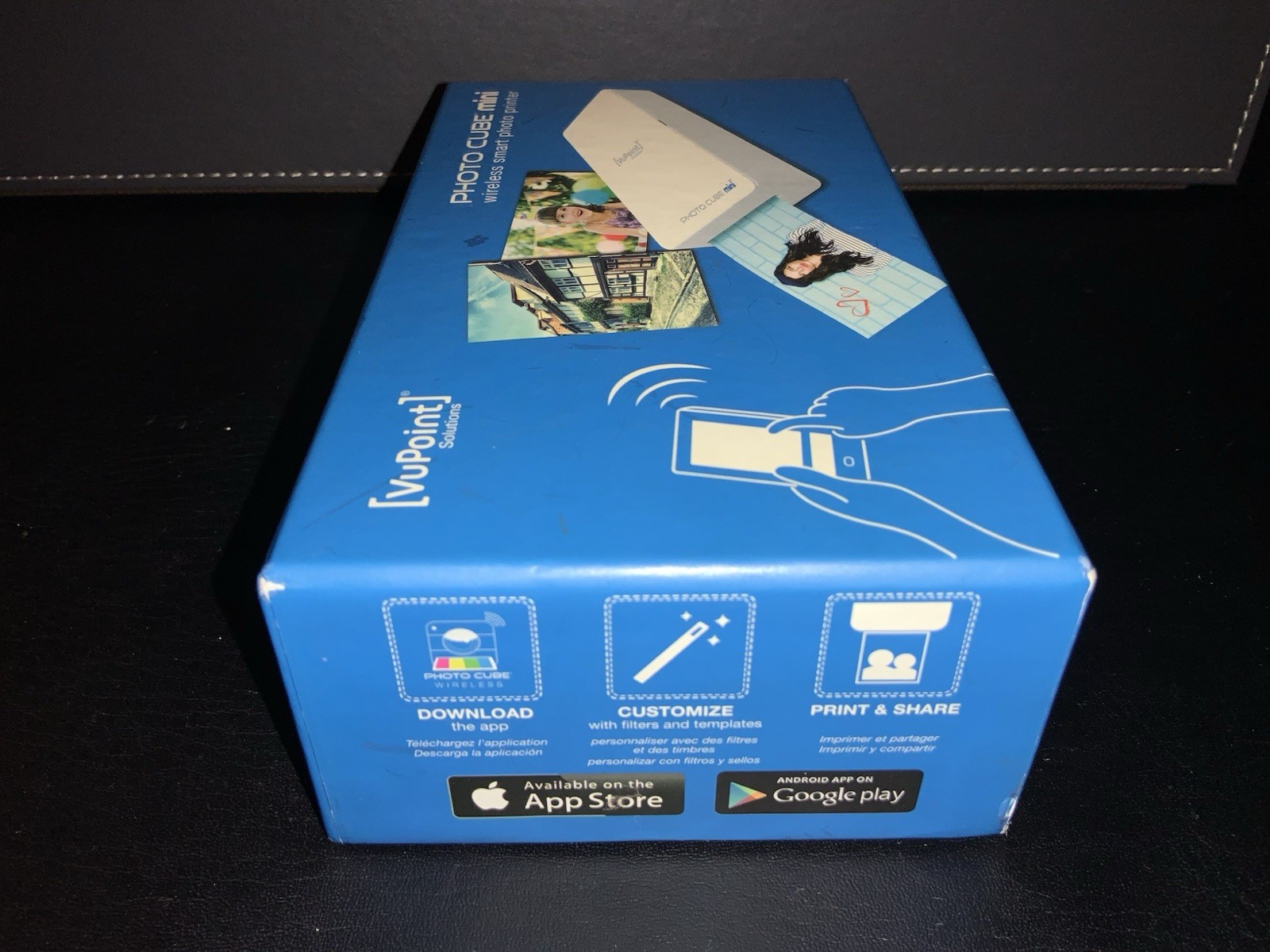 Vupoint Solutions IPFW-P01-VP-BX2 Photo Cube Mini Portable Smart Photo Printer - Image 2