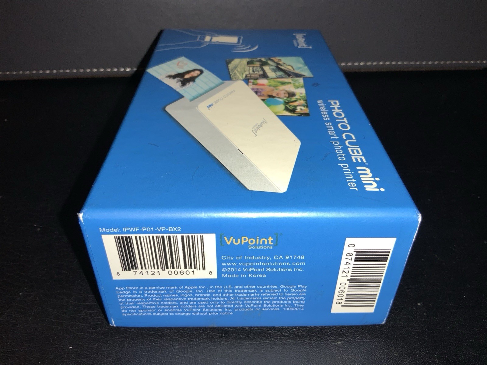 Vupoint Solutions IPFW-P01-VP-BX2 Photo Cube Mini Portable Smart Photo Printer - Image 4